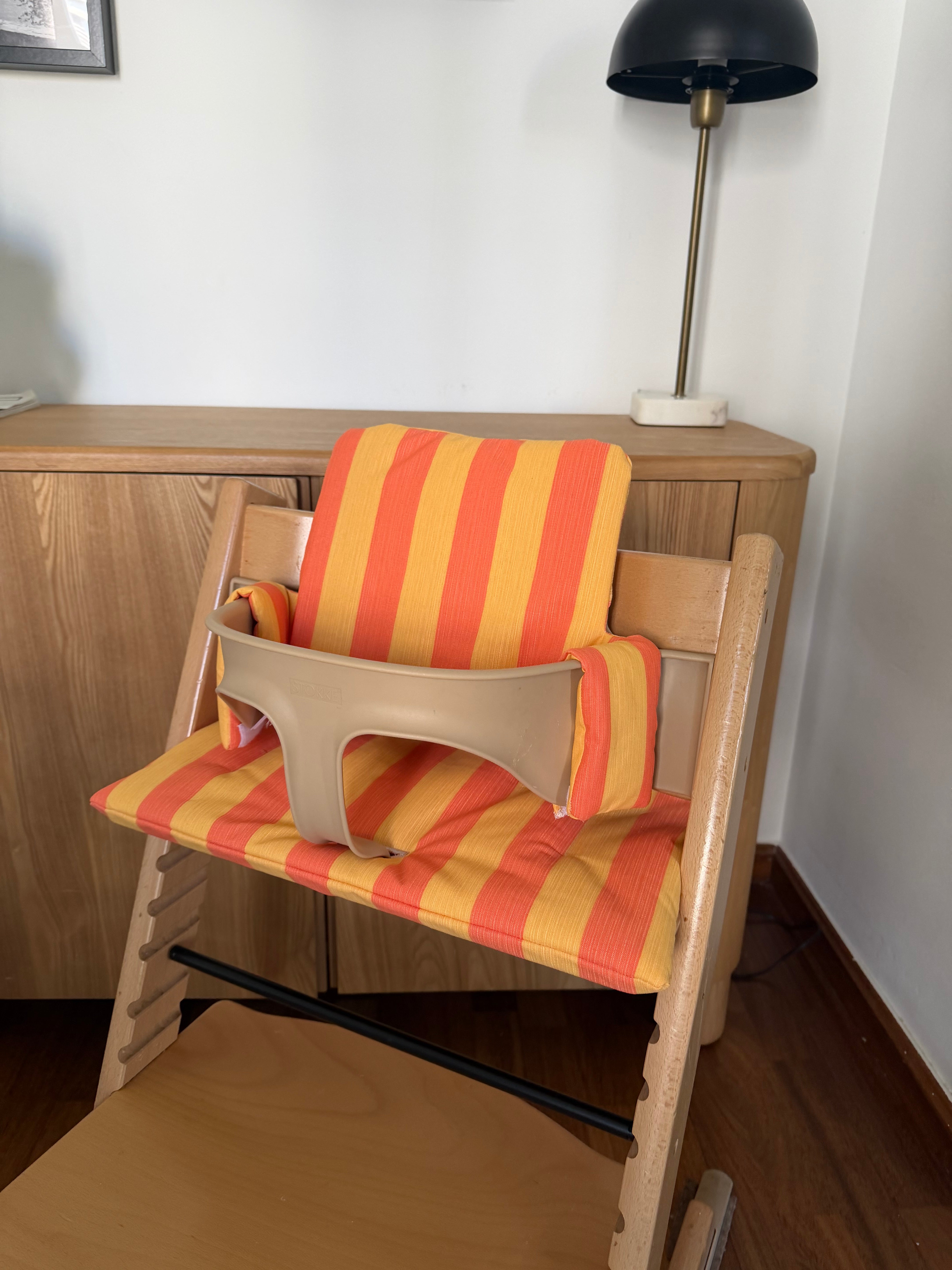 St. Tropez Striped Cushion Set Waterproof compatible with Stokke Tripp