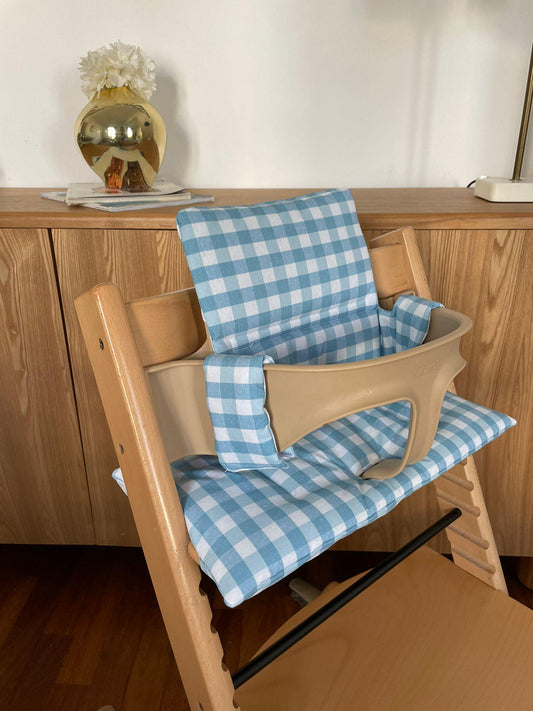 Custom Waterproof Cushion Set Compatible with Stokke Tripp Trapp High Chair