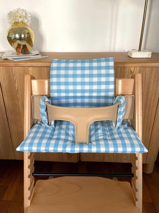 Custom Waterproof Cushion Set Compatible with Stokke Tripp Trapp High Chair