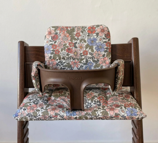 Waterproof Cushion Set for Stokke Tripp Trapp highchair| Floral Ditsy