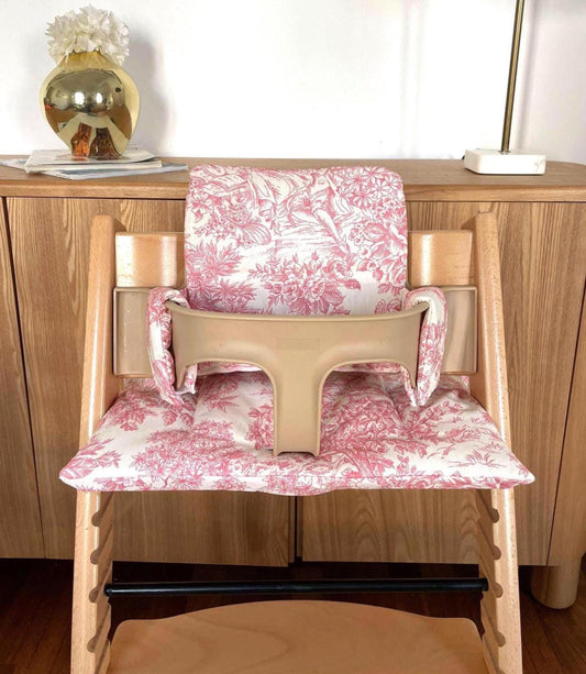 Waterproof Highchair Cushion Set - Wipe Clean, compatible with Stokke Tripp Trapp highchair