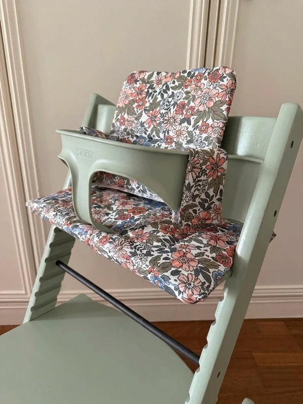 Waterproof Cushion Set for Stokke Tripp Trapp highchair| Floral Ditsy